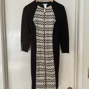 Cache Long Sleeve BodyCon Dress Size 10 NWT!!